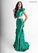 Rachel Allan 70976 Waterfall Back One Shoulder Dress