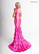 Rachel Allan 70976 Waterfall Back One Shoulder Dress