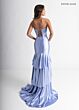 Rachel Allan 70987 Slit Skirt Lace-Up Dress