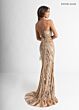 Rachel Allan 70990 Front Slit Embellished Dress