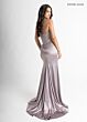 Rachel Allan 70994 Slit Skirt Strapless Dress