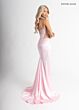 Rachel Allan 70994 Slit Skirt Strapless Dress