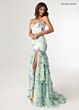 Rachel Allan 70995 Tiered Ruffle Skirt Sweetheart Neck Dress