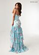 Rachel Allan 70995 Tiered Ruffle Skirt Sweetheart Neck Dress