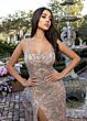Rachel Allan 70999 Scoop Neckline Embellished Dress