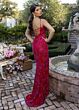 Rachel Allan 70999 Scoop Neckline Embellished Dress