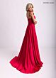 Rachel Allan 71004 Corset Bodice One Shoulder Dress