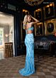 Rachel Allan 71005 Double Strap Embellished Dress