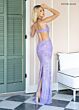 Rachel Allan 71007 Back Slit Embellished Dress