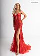 Rachel Allan 71008 Bow Back Embellished Dress