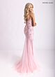 Rachel Allan 71013 High Slit Strapless Dress