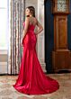 Rachel Allan 71022 High Slit Plunging Neckline Dress