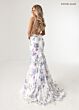 Rachel Allan 71023 Waterfall Back Floral Dress