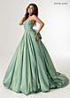 Rachel Allan 71024 Bow Back Bubble Skirt Dress