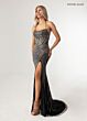 Rachel Allan 71025 Halter Strap Embellished Dress