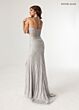 Rachel Allan 71025 Halter Strap Embellished Dress