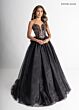 Rachel Allan 71026 Full Skirt Bow Back Dress