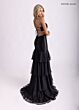 Rachel Allan 71027 Cutout Side Tiered Skirt Dress