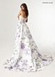 Rachel Allan 71031 Sweep Train Slit Skirt Floral Dress