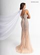 Rachel Allan 71047 Double Streamer Embellished Dress