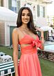 Rachel Allan 71050 Slit Skirt Spaghetti Strap Dress