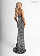 Rachel Allan 71054 Slit Skirt Strapless Embellished Dress