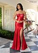 Rachel Allan 71067 Empire Waist Embellished Dress