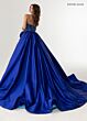 Rachel Allan 71068 High Slit Layered Skirt Sweetheart Neck Dress