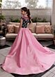 Rachel Allan 10276 Cap Sleeve Checkered Jumpsuit