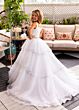Rachel Allan 10283 Scoop Neckline Ruffle Dress