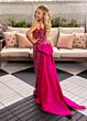 Rachel Allan 10286 Square Neckline Spaghetti Strap Jumpsuit