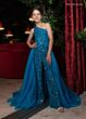Rachel Allan 10290 One Shoulder Sequin Jumpsuit