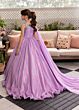 Rachel Allan 10296 Bow Accent V-Neck Dress