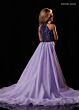 Rachel Allan 10345 Organza Overskirt Halter Neck Beaded Romper
