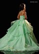 Rachel Allan 10346 Ruched Bodice Layered Ruffle Skirt Dress