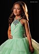Rachel Allan 10346 Ruched Bodice Layered Ruffle Skirt Dress