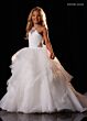 Rachel Allan 10346 Ruched Bodice Layered Ruffle Skirt Dress