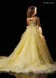 Rachel Allan 10354 Cutout Bow Back Beaded Bodice Dress