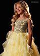 Rachel Allan 10354 Cutout Bow Back Beaded Bodice Dress