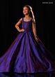 Rachel Allan 10356 Back Bow Beaded Cold-Shoulder Dress
