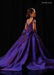 Rachel Allan 10356 Back Bow Beaded Cold-Shoulder Dress