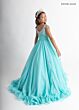 Rachel Allan 10302 Beaded Cold-Shoulder Bateau Neck Dress