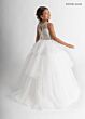 Rachel Allan 10321 Keyhole Back Tiered Skirt Dress