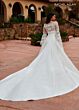 Rachel Allan RB2163 Long Train Strapless Wedding Gown
