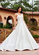 Rachel Allan RB2163 Long Train Strapless Wedding Gown