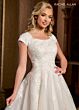 Rachel Allan RB2165 Square Neck Detachable Sleeve Bridal Dress