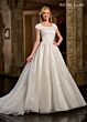Rachel Allan RB2165 Square Neck Detachable Sleeve Bridal Dress