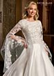 Rachel Allan RB2167 Lace Jacket Scoop Neck Bridal Dress