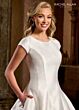Rachel Allan RB2167 Lace Jacket Scoop Neck Bridal Dress