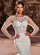 Rachel Allan RB3165 Sheer Jacket Corset Bodice Wedding Dress